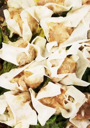 残りの春巻の皮　ホットプレートしゅうまい-レシピのメイン写真