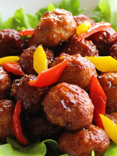 父の日に「肉団子の甘酢あんかけ」【動画】-レシピのメイン写真