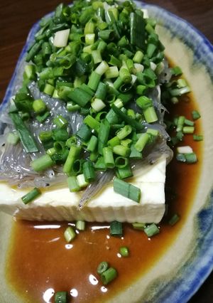 ５分で出来る生しらす冷奴-レシピのメイン写真