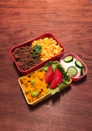 お弁当・・・61韓国風肉そぼろご飯-レシピのメイン写真