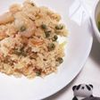エビトマトグリーンピースピラフ
