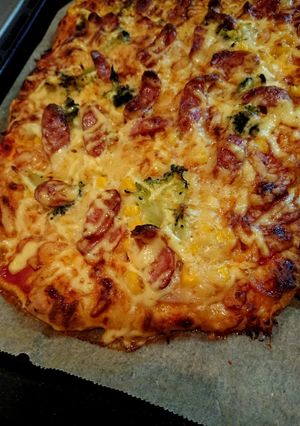 ホットケーキミックスで簡単ピザ-レシピのメイン写真