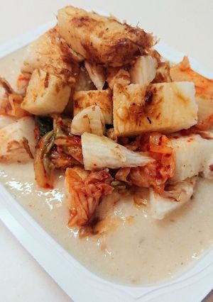 パックご飯で作る「長芋キムチとろろご飯」-レシピのメイン写真