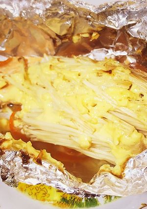 グリルで！鮭のマヨネーズホイル焼き♡-レシピのメイン写真
