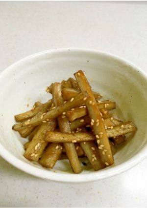 極太!きんぴらごぼう-レシピのメイン写真