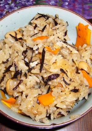 ひじきの炊き込みご飯-レシピのメイン写真