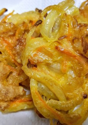 少ない油で!ちくわと野菜のかき揚げ-レシピのメイン写真