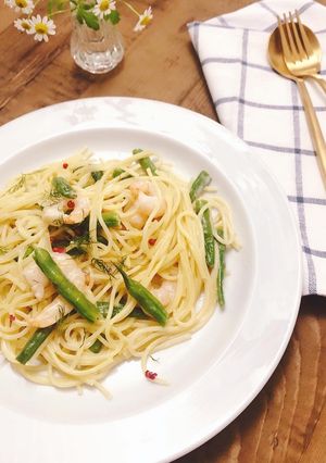 簡単レモンクリームチリパスタ-レシピのメイン写真