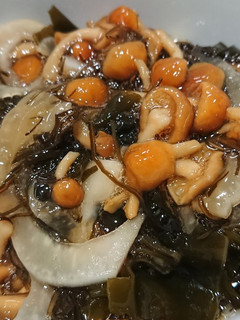 なめことくろめの酢の物-レシピのメイン写真