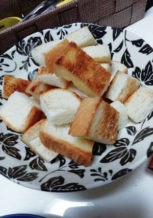 フライパンでおやつに食パン半生ラスク-レシピのメイン写真