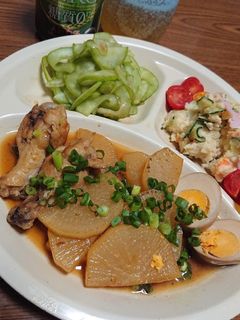 手羽元と大根の炒め煮-レシピのメイン写真