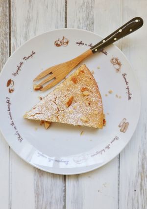HM使用！混ぜて焼くだけ簡単プリンケーキ-レシピのメイン写真