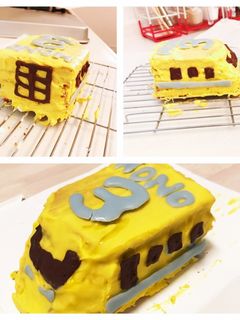 ドクターイエロー☆ケーキ-レシピのメイン写真