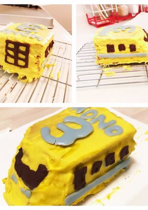 ドクターイエロー☆ケーキ-レシピのメイン写真