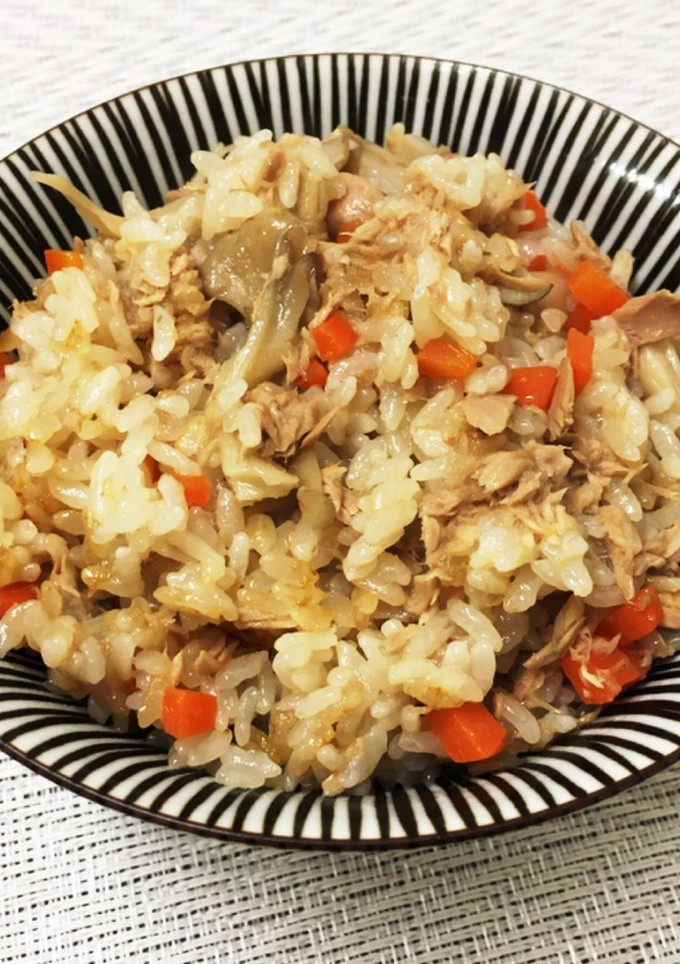 ツナとしめじの炊き込みご飯-レシピのメイン写真