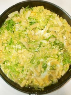 キャベツと高野豆腐の卵とじ♪簡単-レシピのメイン写真