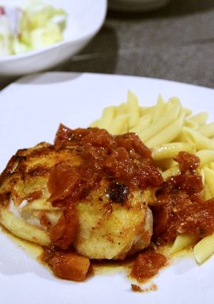 アメリカごはん☆トマトチキンディナー-レシピのメイン写真
