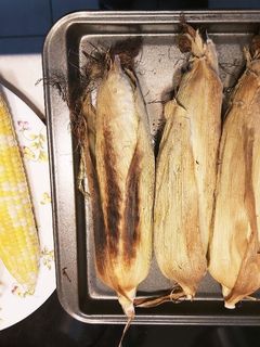 オーブンで皮付き焼きとうもろこし-レシピのメイン写真