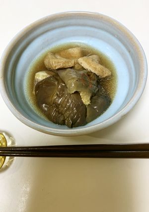 なすと薄揚げの煮物（パナ電気圧力鍋）-レシピのメイン写真