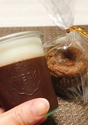 糖質制限♡濃厚チョコプリン-レシピのメイン写真