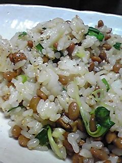簡単!おいしい!納豆チャーハン!-レシピのメイン写真