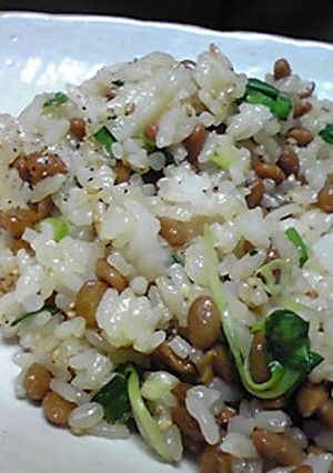 簡単!おいしい!納豆チャーハン!-レシピのメイン写真