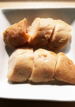 醤油麹＋熱湯放置→やわらか鶏ささみ-レシピのメイン写真