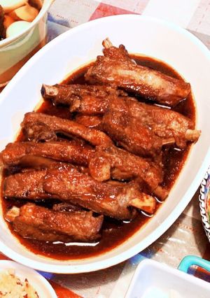 漬け込んでオーブンで焼くだけ♪スペアリブ-レシピのメイン写真