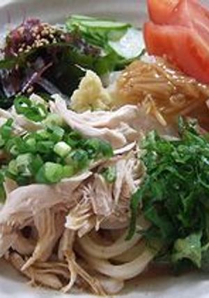 具沢山！冷やしうどん-レシピのメイン写真