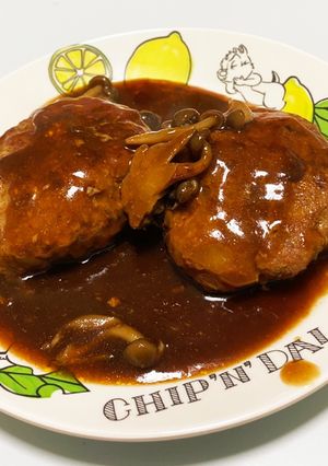 煮込みハンバーグ-レシピのメイン写真