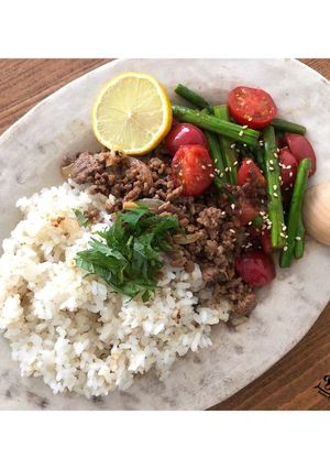5分!代謝アップ!アスパラとトマト炒め-レシピのメイン写真