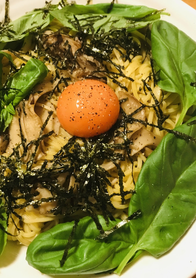 キノコのバター炒めパスタ●和風だし風味-レシピのメイン写真
