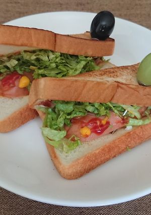 ホットドッグみたいな♡食パンドッグ-レシピのメイン写真