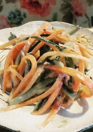 にんじんときゅうりとツナのしりしり-レシピのメイン写真