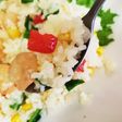 おうちDE洋食屋さん風のえびピラフ