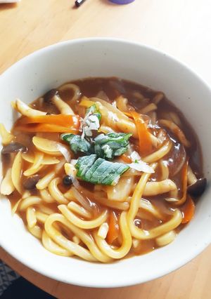 簡単！カレーうどん-レシピのメイン写真