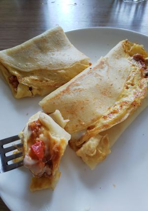余ったクレープ生地でリメイクランチ-レシピのメイン写真