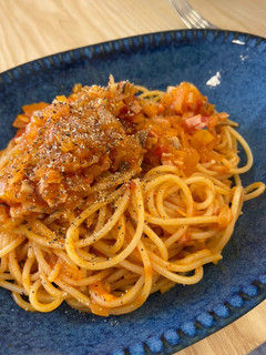みじん切り野菜のトマトソースパスタ-レシピのメイン写真