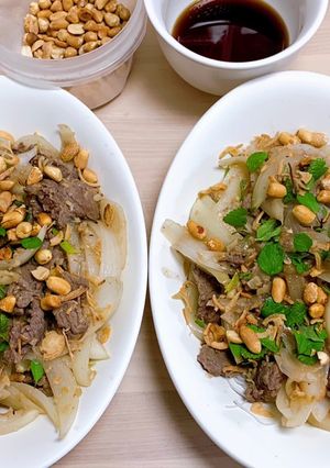 Bun bo xao hanh tay-レシピのメイン写真