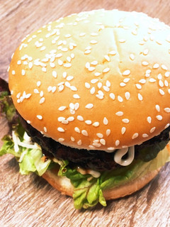 大根サラダのさっぱり照り焼きハンバーガー-レシピのメイン写真