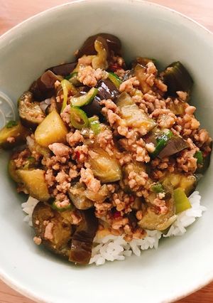 簡単!すぐできる!麻婆茄子丼★-レシピのメイン写真