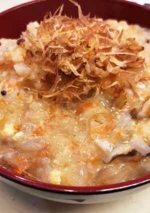 胃を休めよう。ほっこりきのこおじや-レシピのメイン写真