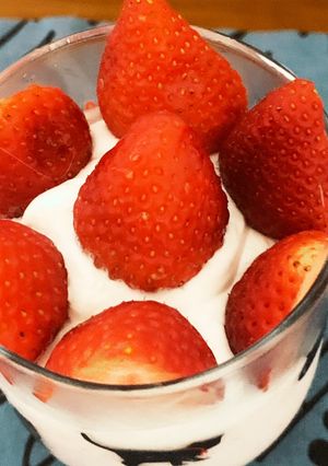 糖質オフ♡簡単♡絶品♡苺ヨーグルトムース-レシピのメイン写真
