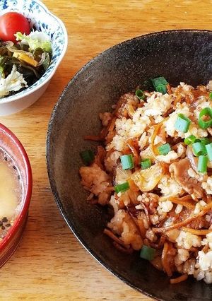 お昼ごはん!そばめし-レシピのメイン写真