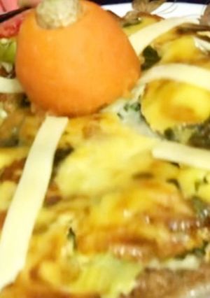 小松菜人参バナナの野菜果物ケーキ-レシピのメイン写真