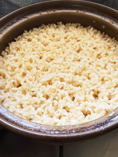 土鍋でかんたん☆玄米ごはんの炊き方-レシピのメイン写真