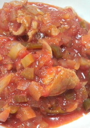 フライパンひとつdeチキンのトマト煮-レシピのメイン写真