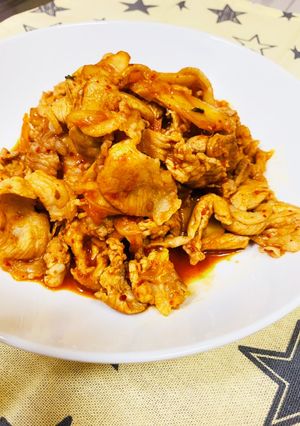 ガッツリ！ご飯がすすむ！豚キムチ！-レシピのメイン写真