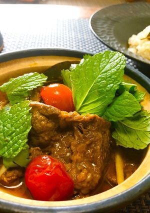 昼下がりのラムミントカレー-レシピのメイン写真