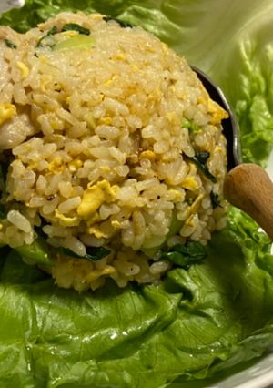 豚バラ青菜炒飯-レシピのメイン写真